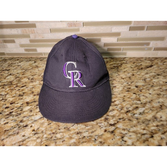 Colorado ROCKIES Hat Youth Outdoor Ball Cap Adjustable Baseball Black - Picture 1 of 9